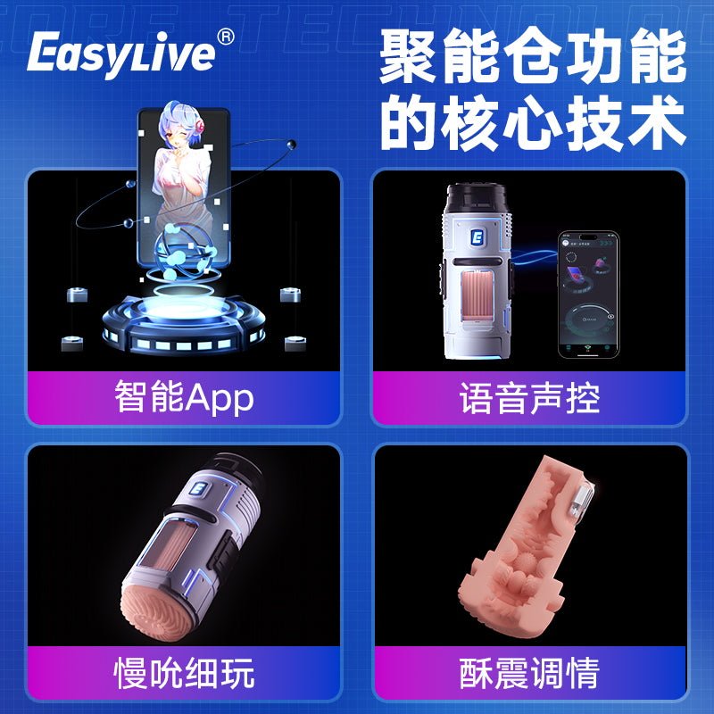 EASYLIVE聚能智能飞机杯 自动飞机杯 EASYLIVE