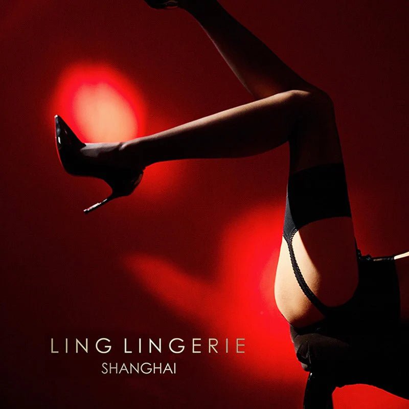 「绫」【惹】情迷意乱 3D一体蕾丝吊带黑色透连身开裆免脱丝袜 绫