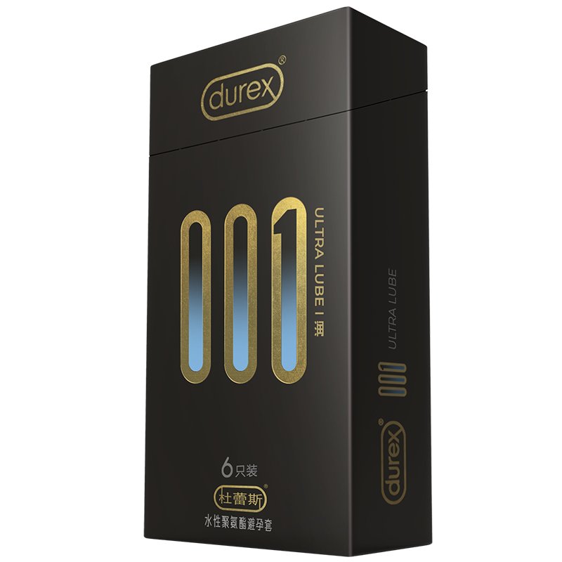 DUREX杜蕾斯001倍润避孕套 DUREX