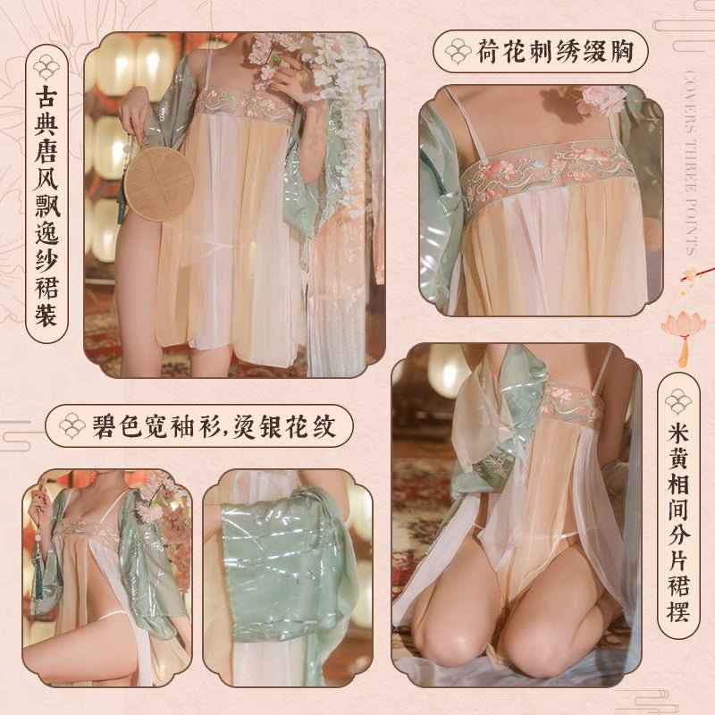 古典唐风飘逸纱裙装 古风 霏慕