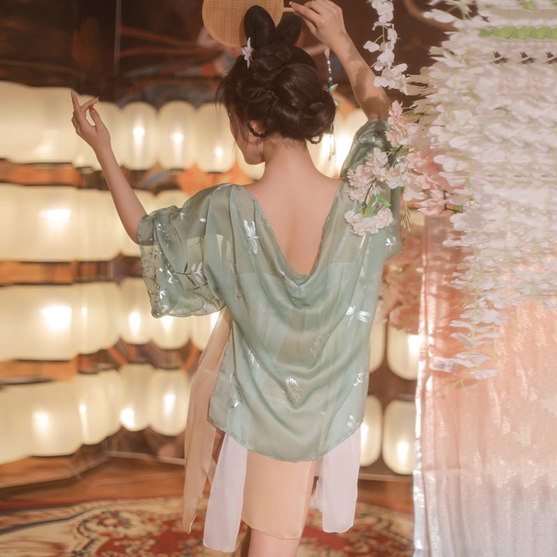 古典唐风飘逸纱裙装 古风 霏慕