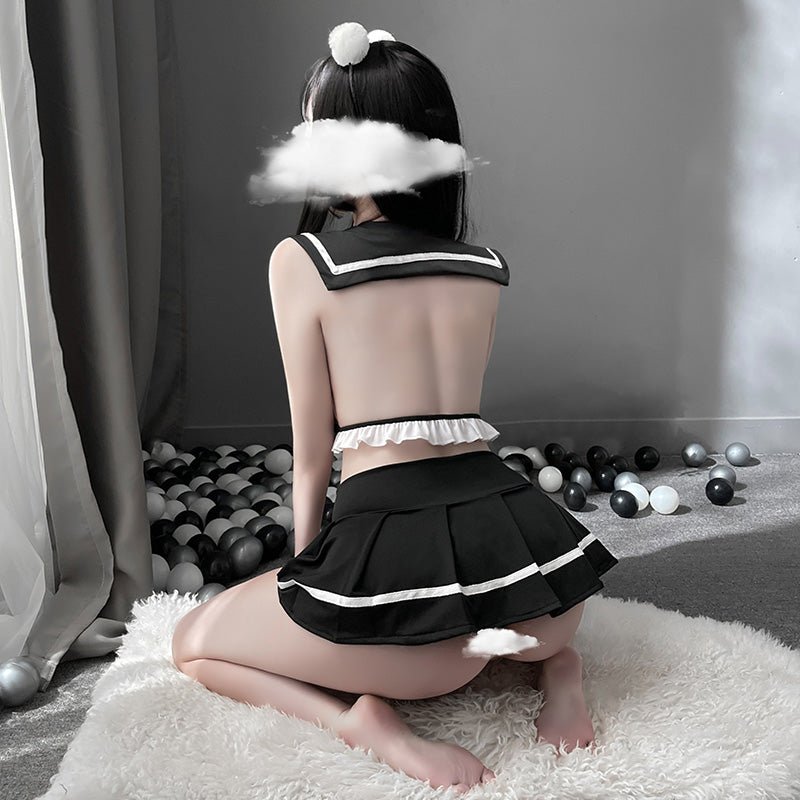 娇俏学妹分体套装 JK 霏慕