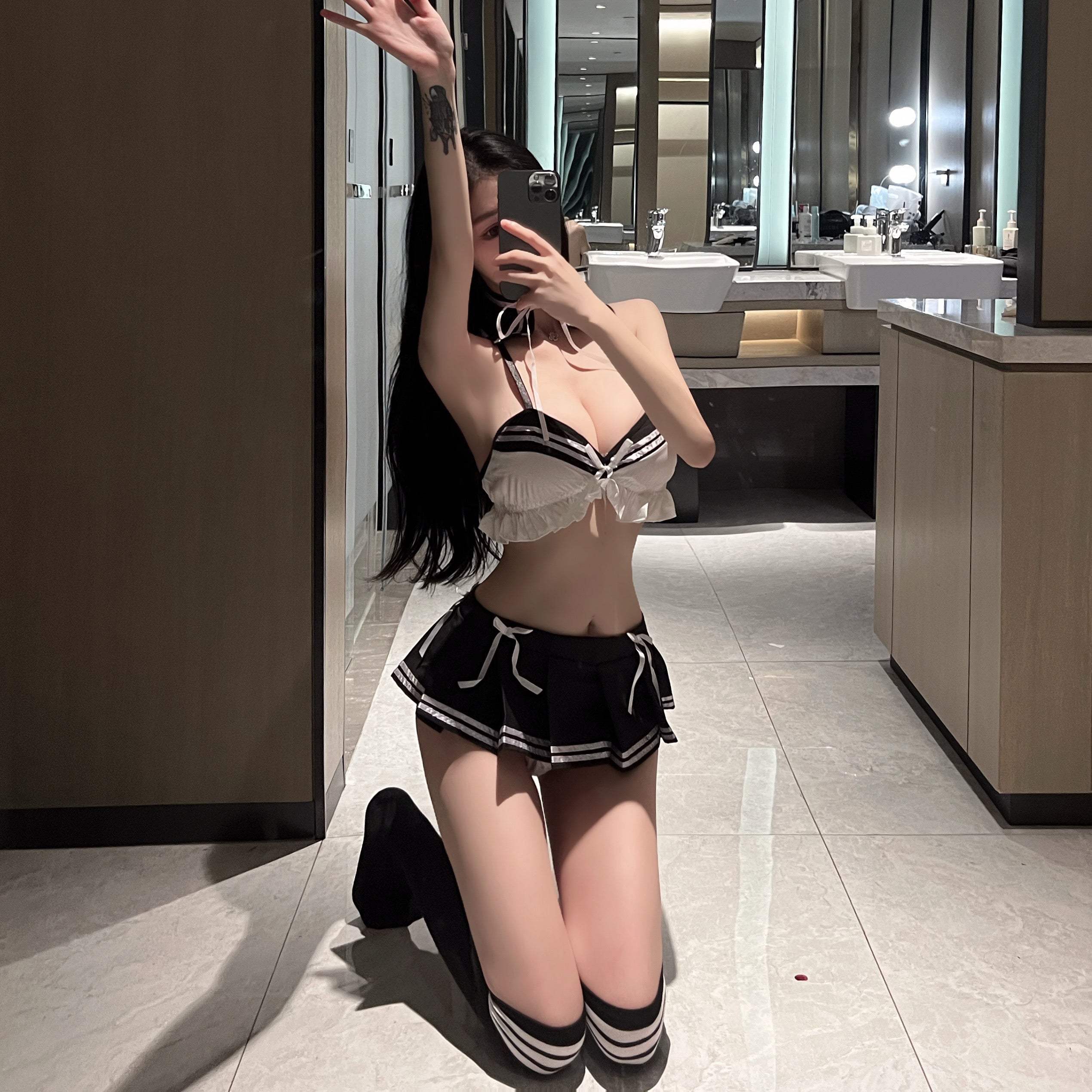 吊带文胸三点式学生制服 JK LLT Default Title