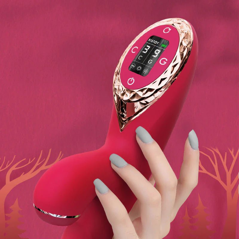KISTOY A-King Max秒爱吮吸旋转伸缩震动棒 KISTOY