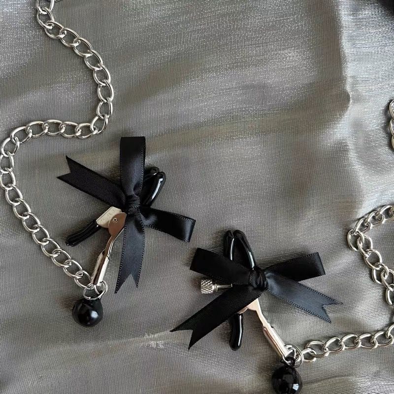 狗狗骨头口塞链条铃铛乳夹 配饰 羞羞