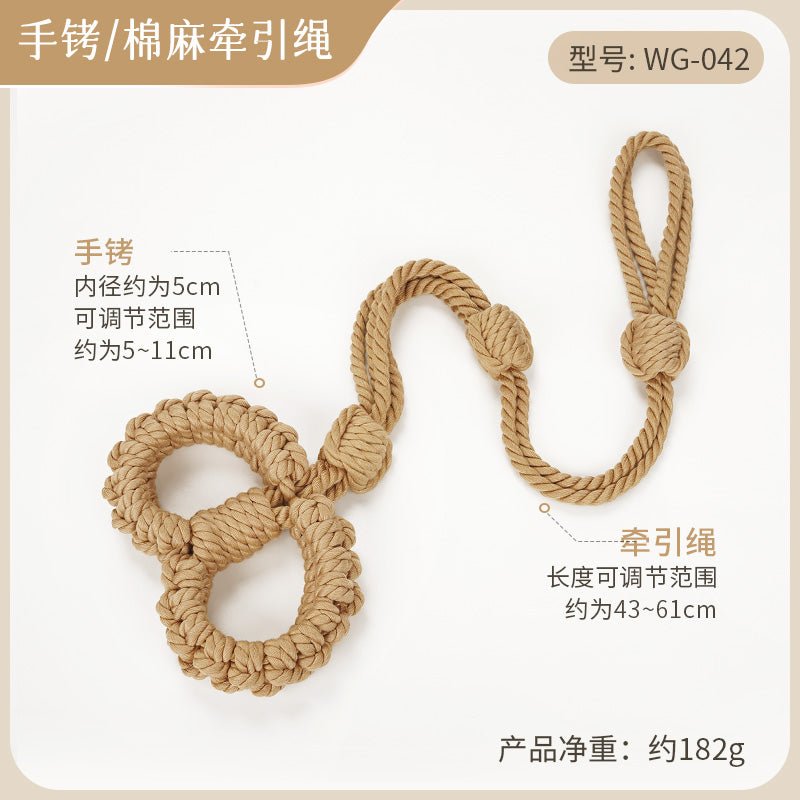 ROOMFUN房趣仿麻绳束缚捆绑组合 房趣ROOMFUN 手铐连牵引绳042