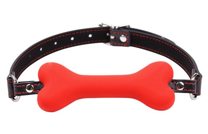 硅胶狗骨头造型口塞 口塞 色界 红色