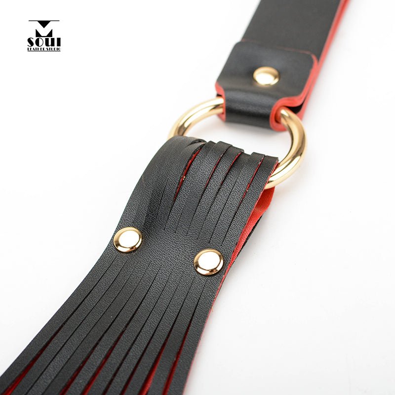 情趣SM调教打屁屁流苏散鞭 皮拍 MSOUL