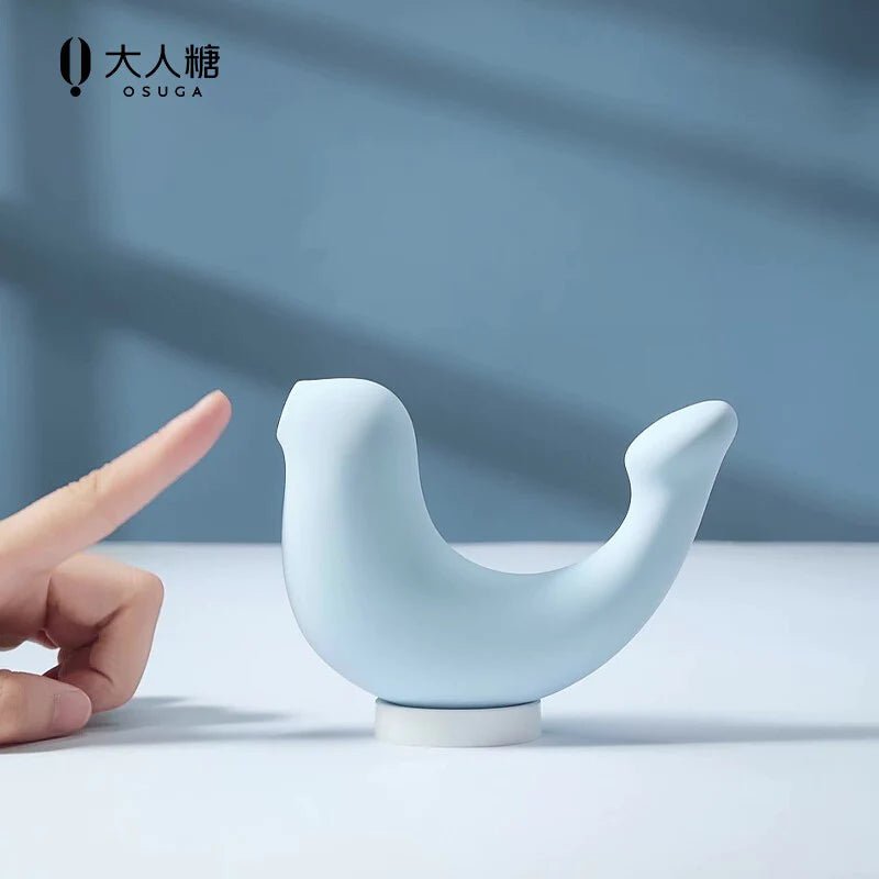 大人糖小海豹U型顶触吮吸插入式跳蛋 大人糖