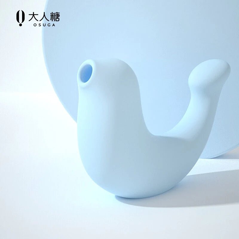 大人糖小海豹U型顶触吮吸插入式跳蛋 大人糖