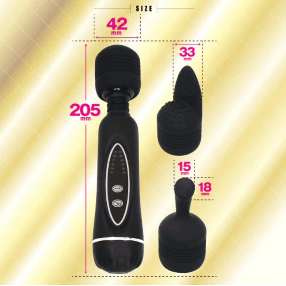 对子哈特3头可替换震动棒 对子哈特