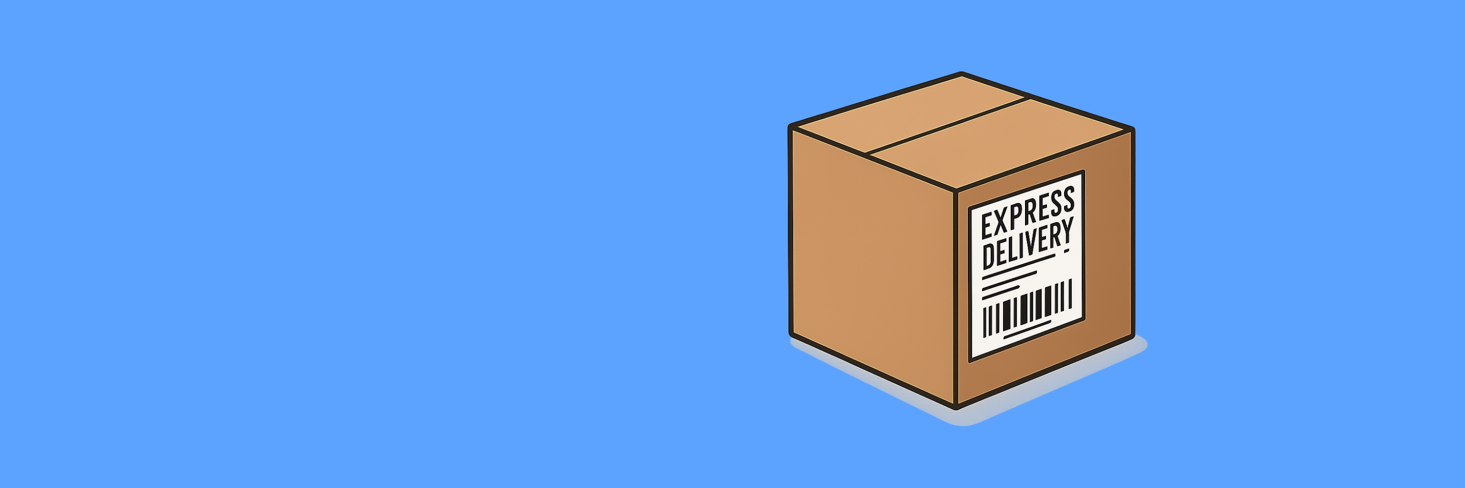 情趣用品隐私包装示意图，普通纸箱发货不暴露成人用品信息，XIUXIU澳洲本地仓快速配送