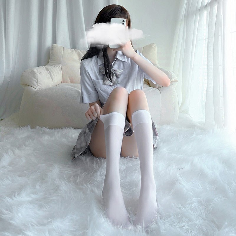 霏慕JK中筒丝袜 情趣丝袜 霏慕