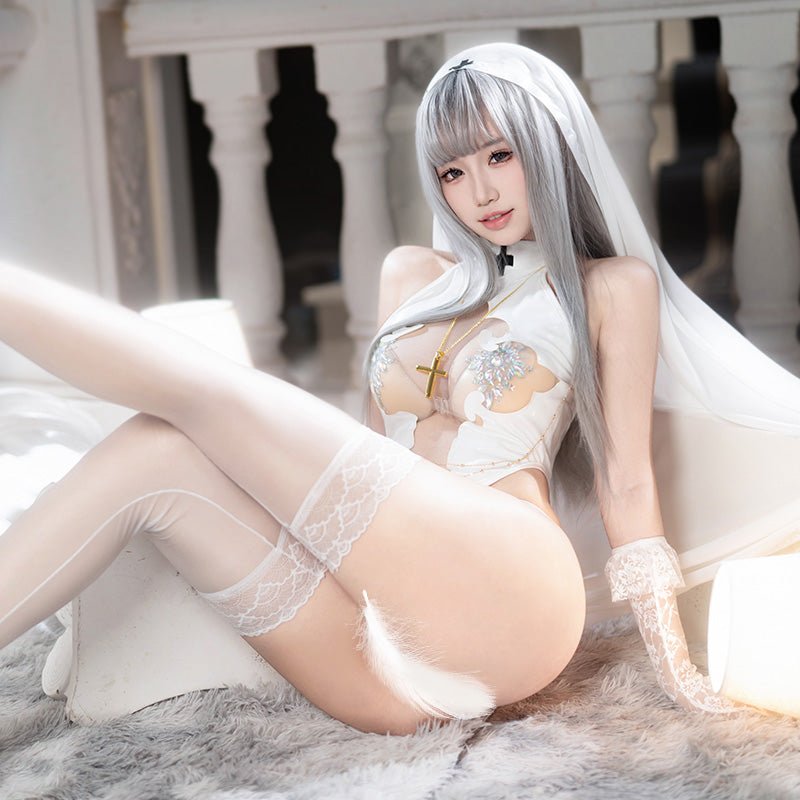 霏慕圣洁修女连体衣套装 霏慕