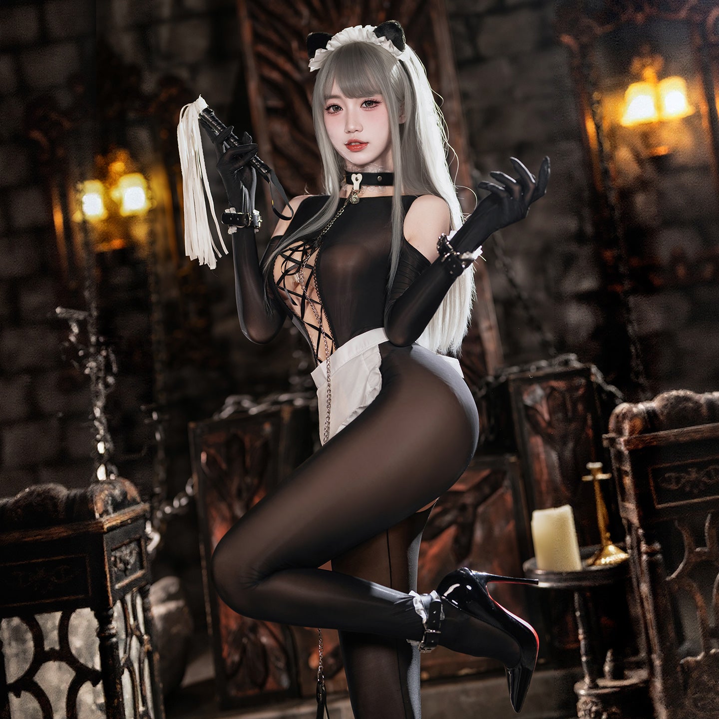 霏慕囚爱女仆内衣套装 霏慕