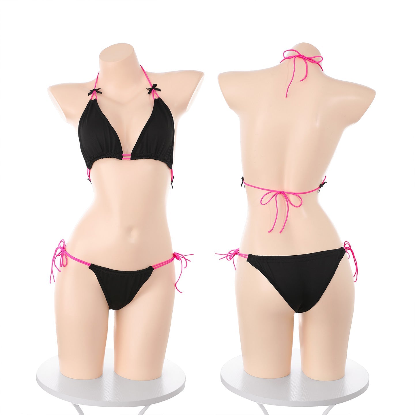 霏慕辣妹邀约撞色三点式内衣 霏慕