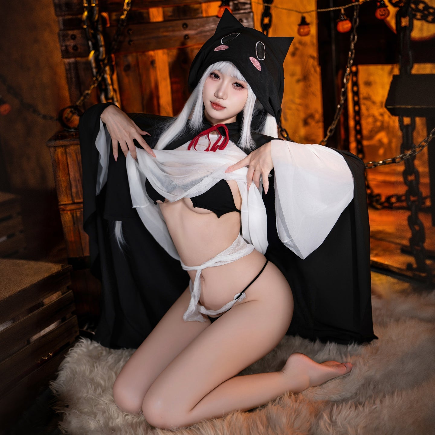 霏慕幽灵娘内衣套装 霏慕