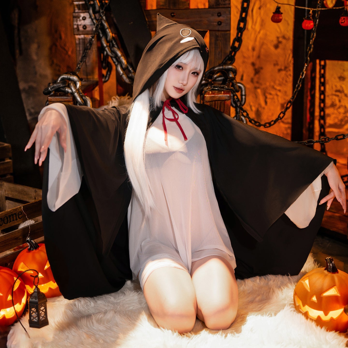 霏慕幽灵娘内衣套装 霏慕