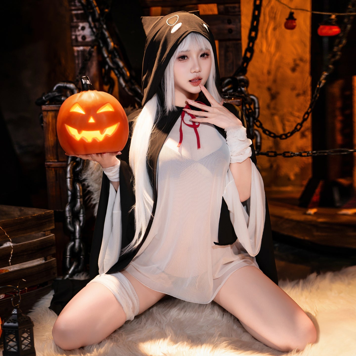 霏慕幽灵娘内衣套装 霏慕