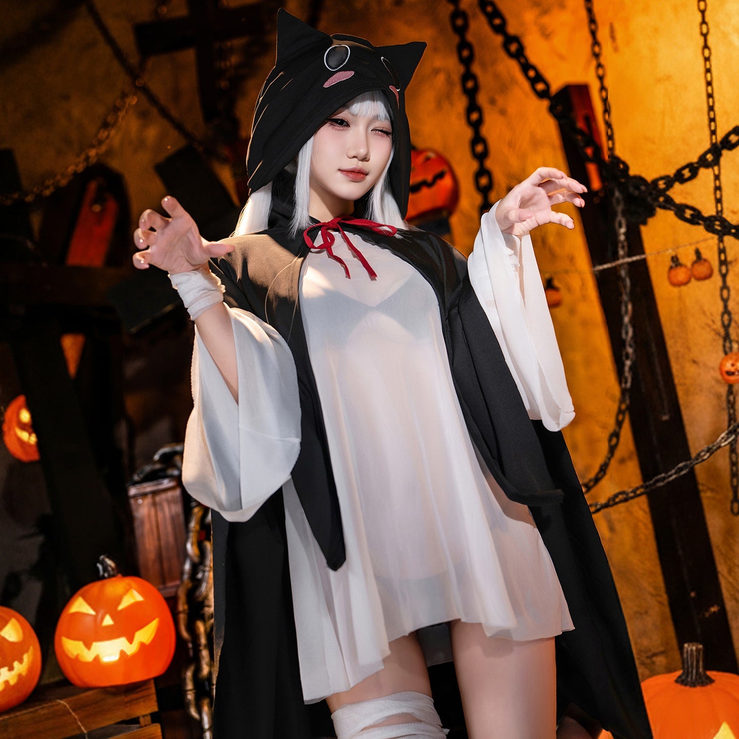 霏慕幽灵娘内衣套装 霏慕