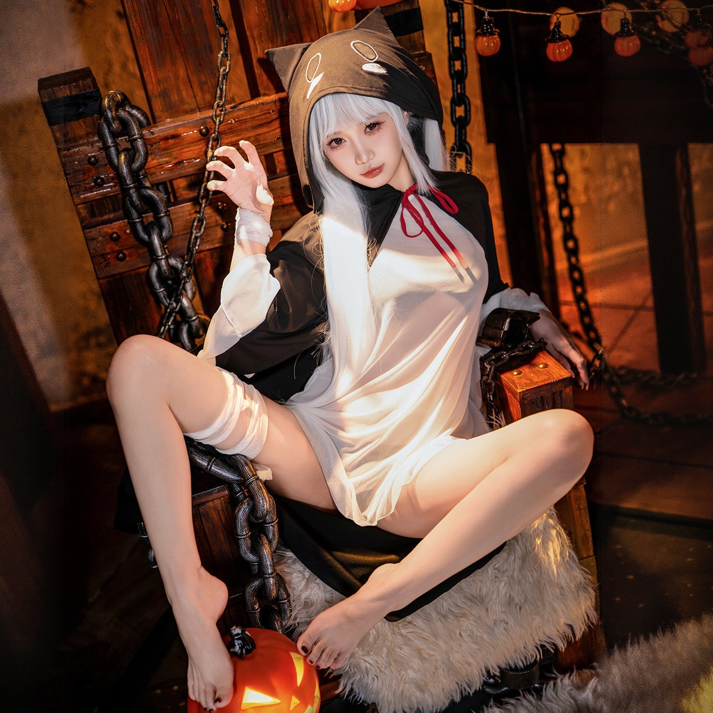 霏慕幽灵娘内衣套装 霏慕