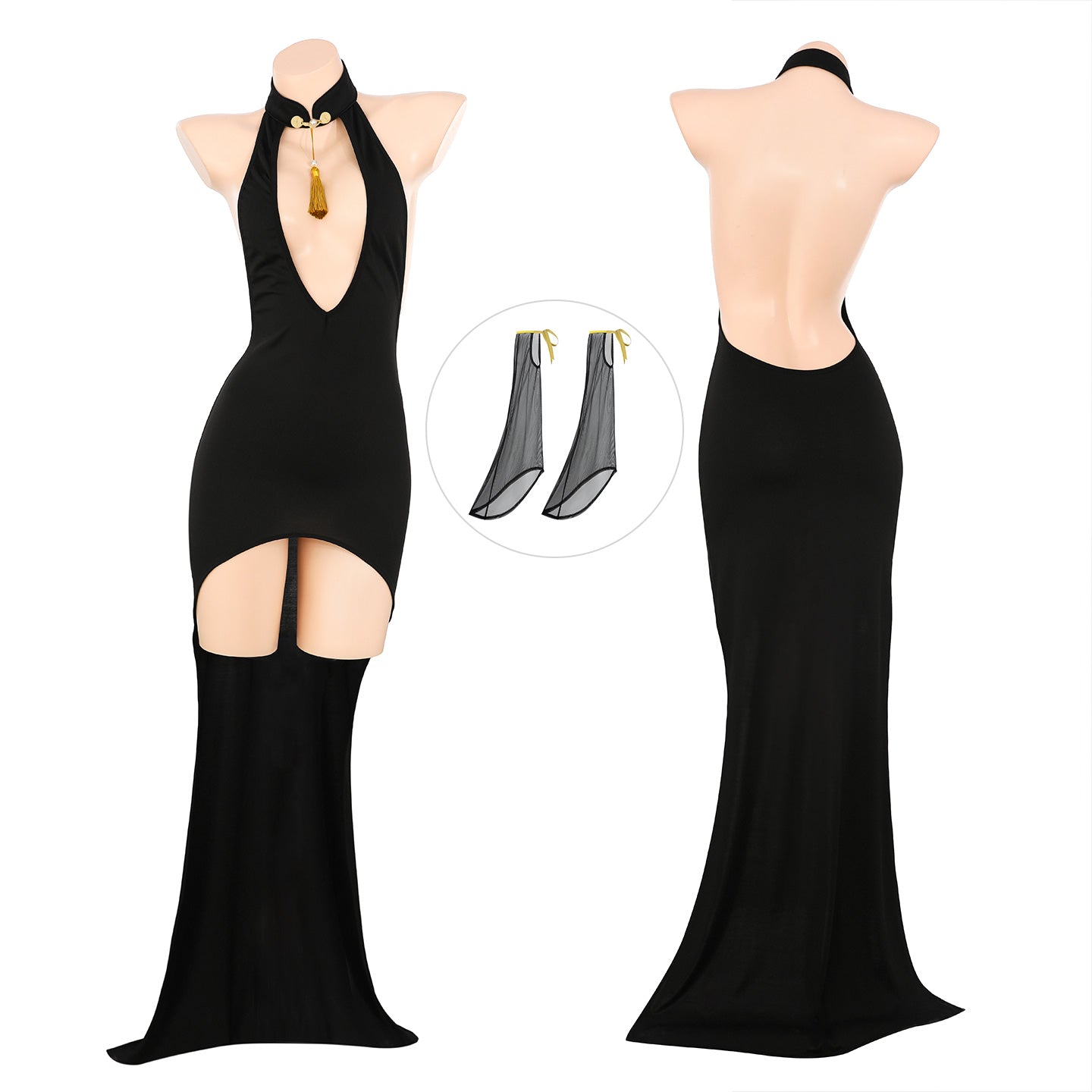 霏慕尤物媚骨旗袍长裙 霏慕