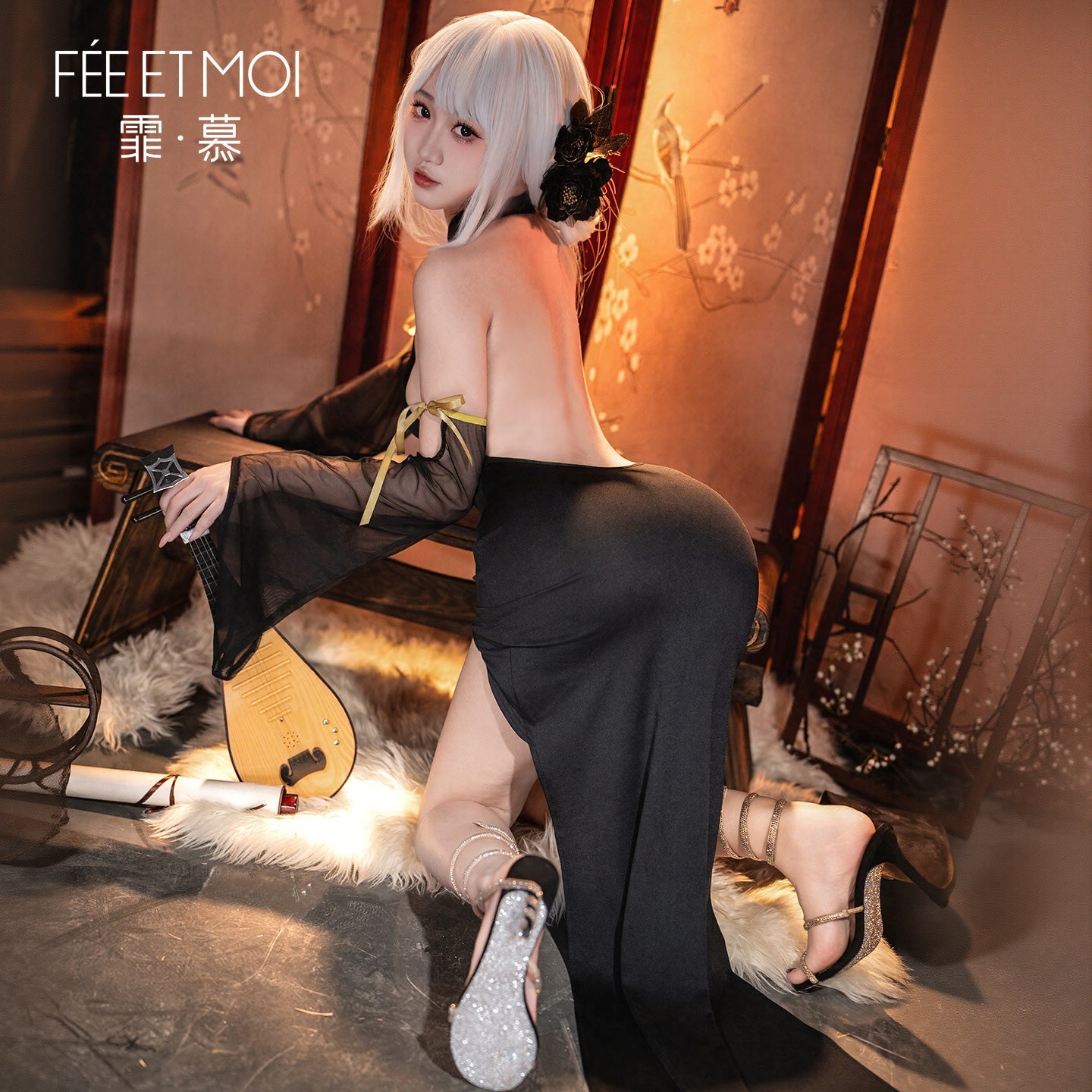 霏慕尤物媚骨旗袍长裙 霏慕