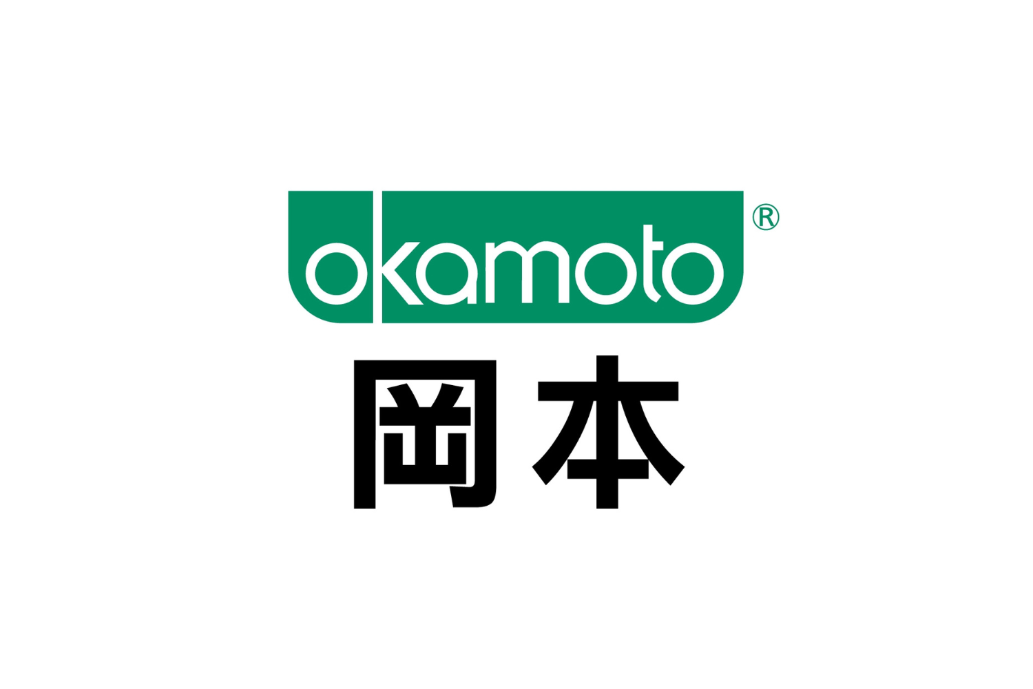 Okamoto 冈本品牌 Logo，安全套品牌